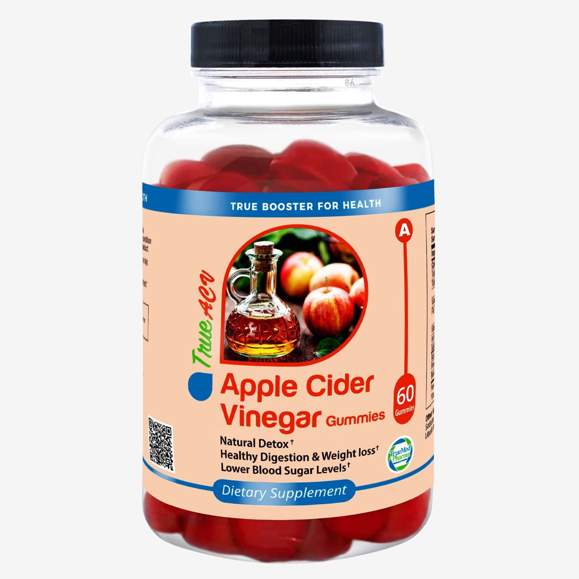 TrueMed Apple Cider Vinegar Gummies Natural Detox Healthy Digestion And truemed-apple-cider-vinegar-gummies-natural-detox-healthy-digestion-and