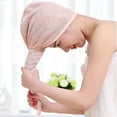 thumbnail image 6 of Seyurigaoka Quick Dry Head Shower Cap Towel Hair Wrap Soft Microfibre Bath Turban 1PC, 6 of 7