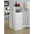 thumbnail image 3 of Convenience Concepts XTRA-Storage 3 Door Cabinet in Black Wood Finish, 3 of 6