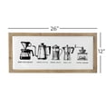 thumbnail image 3 of DecMode White Metal Sign Wall Decor with Brown Frame, 3 of 7