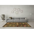 thumbnail image 3 of Ahgly Company Indoor Rectangle Abstract Brown Modern Area Rugs, 8' x 12', 3 of 4