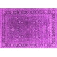 thumbnail image 1 of Ahgly Company Indoor Rectangle Oriental Pink Industrial Area Rugs, 2' x 5', 1 of 4