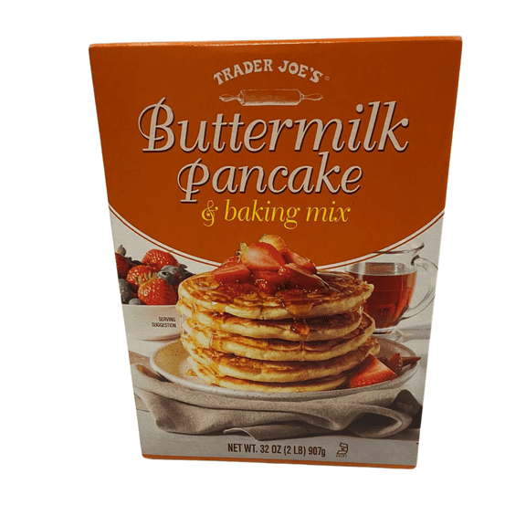 Trader Joe’s Buttermilk Pancake & Baking Mix, Fluffy Pancake Mix for Breakfast & Baking, 32 oz