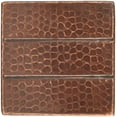 thumbnail image 4 of Premier Copper Products T4DBL-PKG4 4 x 4 in. Hammered Copper Linear Tile, 4 of 6