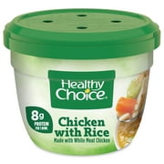 Healthy Choice Chicken With Rice Soup, Microwave Bowl, 14 oz.