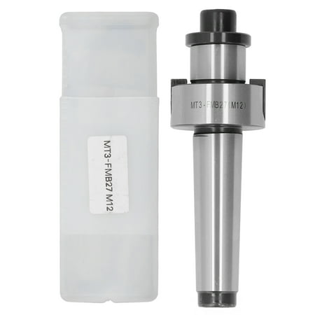 

M12 Collet Chuck Holder with Tool Shank Morse Taper Milling Arbor Adapter for CNC Lathe