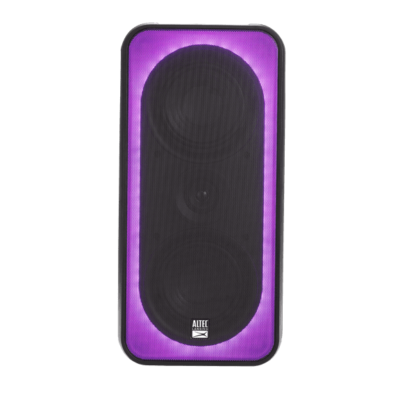 Shockwave 200 Wireless Portable Party Speaker, Multi LED Modes, 12 Hours Rechargeable Battery, Black