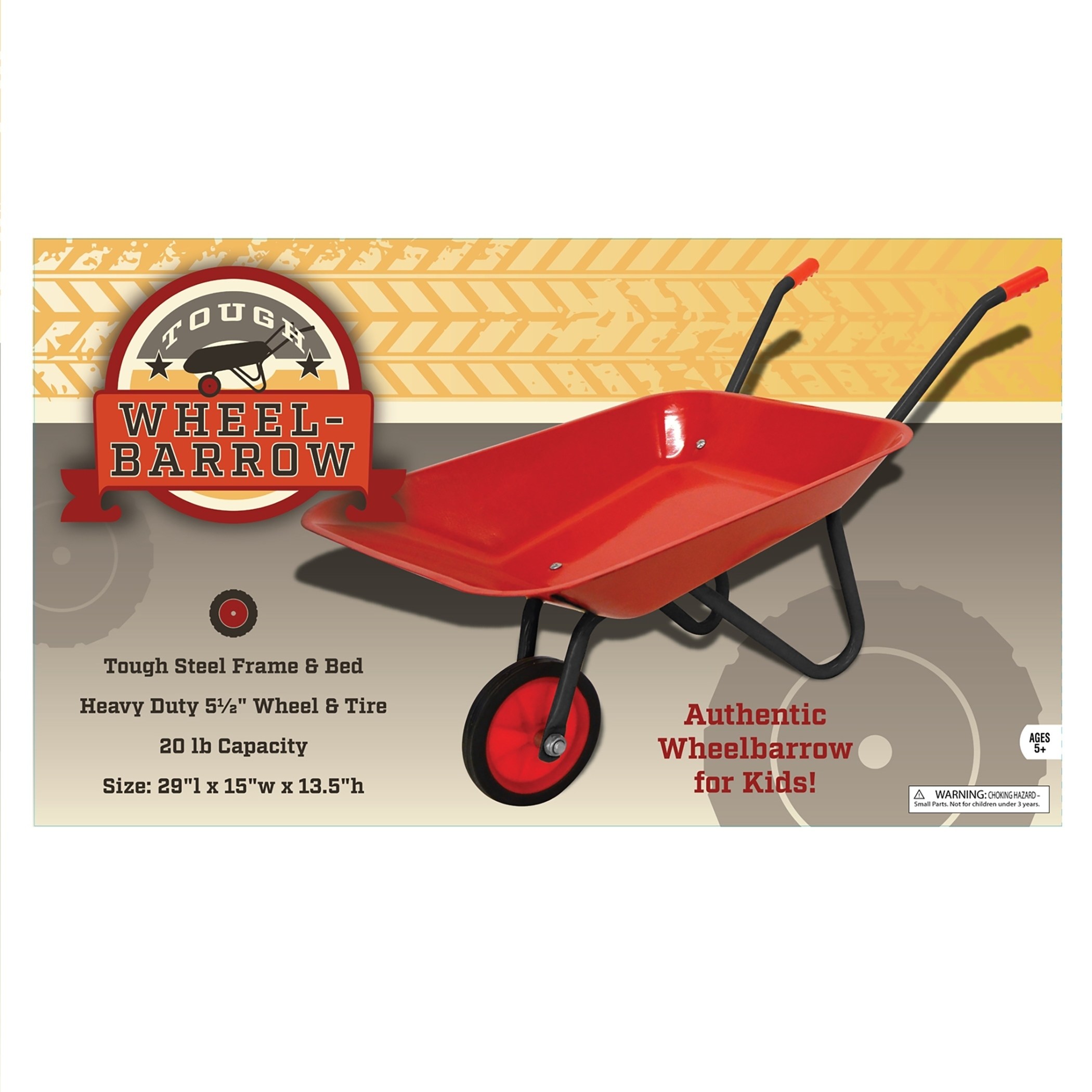 GENER8 Children's Red Metal Wheelbarrow - For ages 6 Years and up. - image 2 of 2