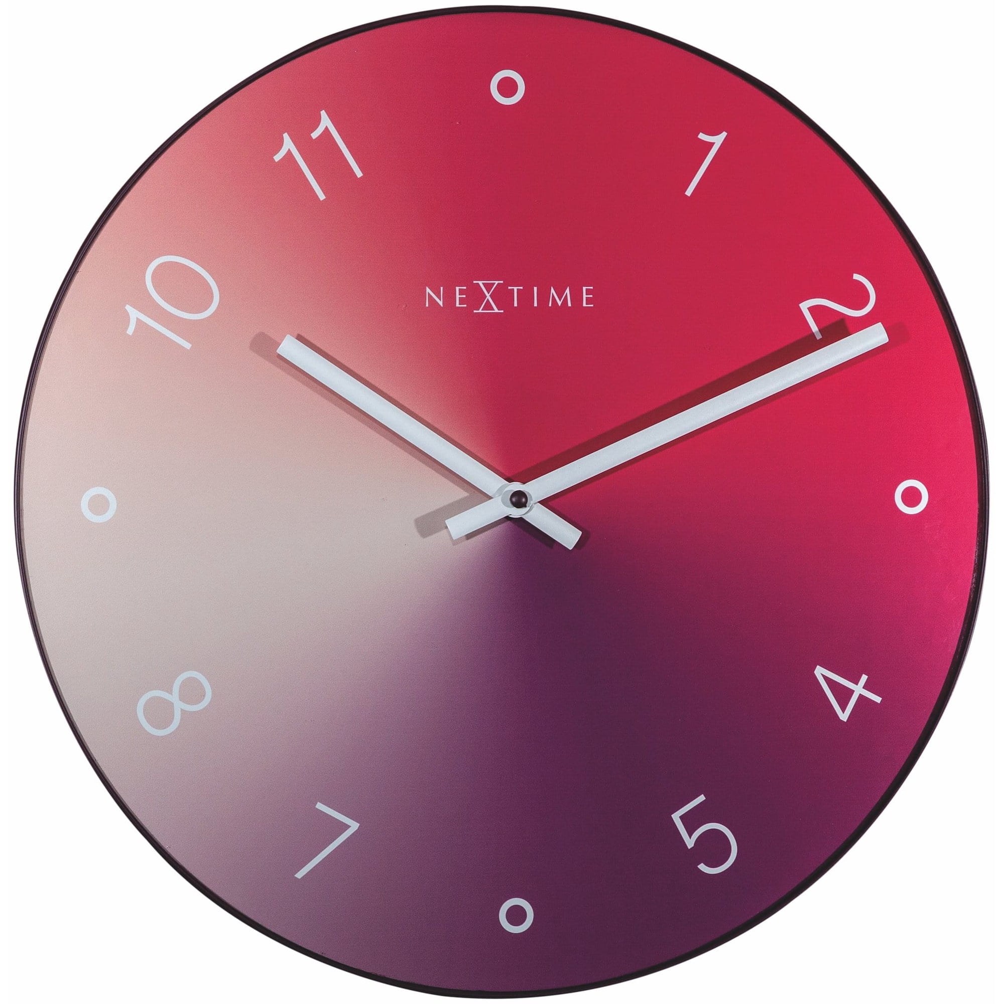 NEXTIME WALL CLOCK GRADIENT - RED