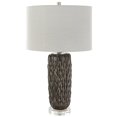 thumbnail image 3 of Uttermost Lampe de Table Texturée en Céramique et Cristal en Gris, 3 of 8