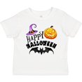 thumbnail image 3 of Inktastic Happy Halloween Bat, Witch Hat, Jack O Lantern Boys or Girls Baby T-Shirt, 3 of 5