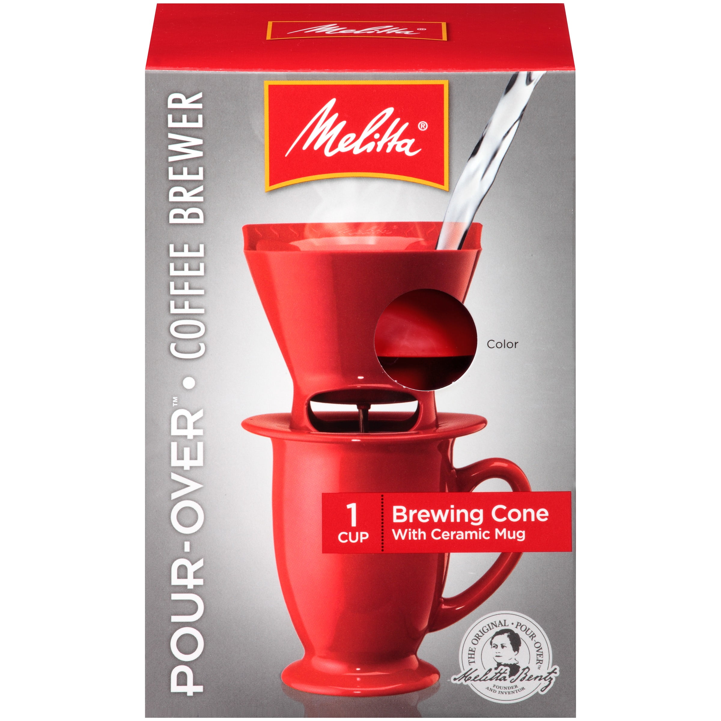 Melitta® Pour-Over™ Brewer Single Cup Coffee Maker with Coffee Mug