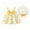 Yellow C, variant on Fesfesfes Toddler Kids Dress Baby Girl Summer Bow Print Suspender Dress With Hat