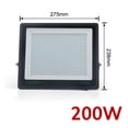 thumbnail image 2 of 300W LED Floodlight Outdoor Lighting IP67 Tempered S Flood Light Garden Projector Light 200W 150W 100W ,Extraordinary Performance, 2 of 7