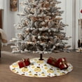 thumbnail image 5 of KLL Bees and Flowers Christmas Tree Skirt 30" ,Party Decorations Farmhouse for Christmas Decorations Holiday Party, 5 of 6