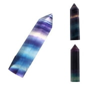 Natural Quartz Crystal Healing Gemstone (Single point Fluorite Crystal Column 5 cm)
