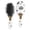 Gray and Orange, variant on Gray Halloween Boo Icons Hair Brush,Girls Detangling Hair Brush,Glide Through Tangles with Ease for Wet & Dry Hair,8.8"X2.8"