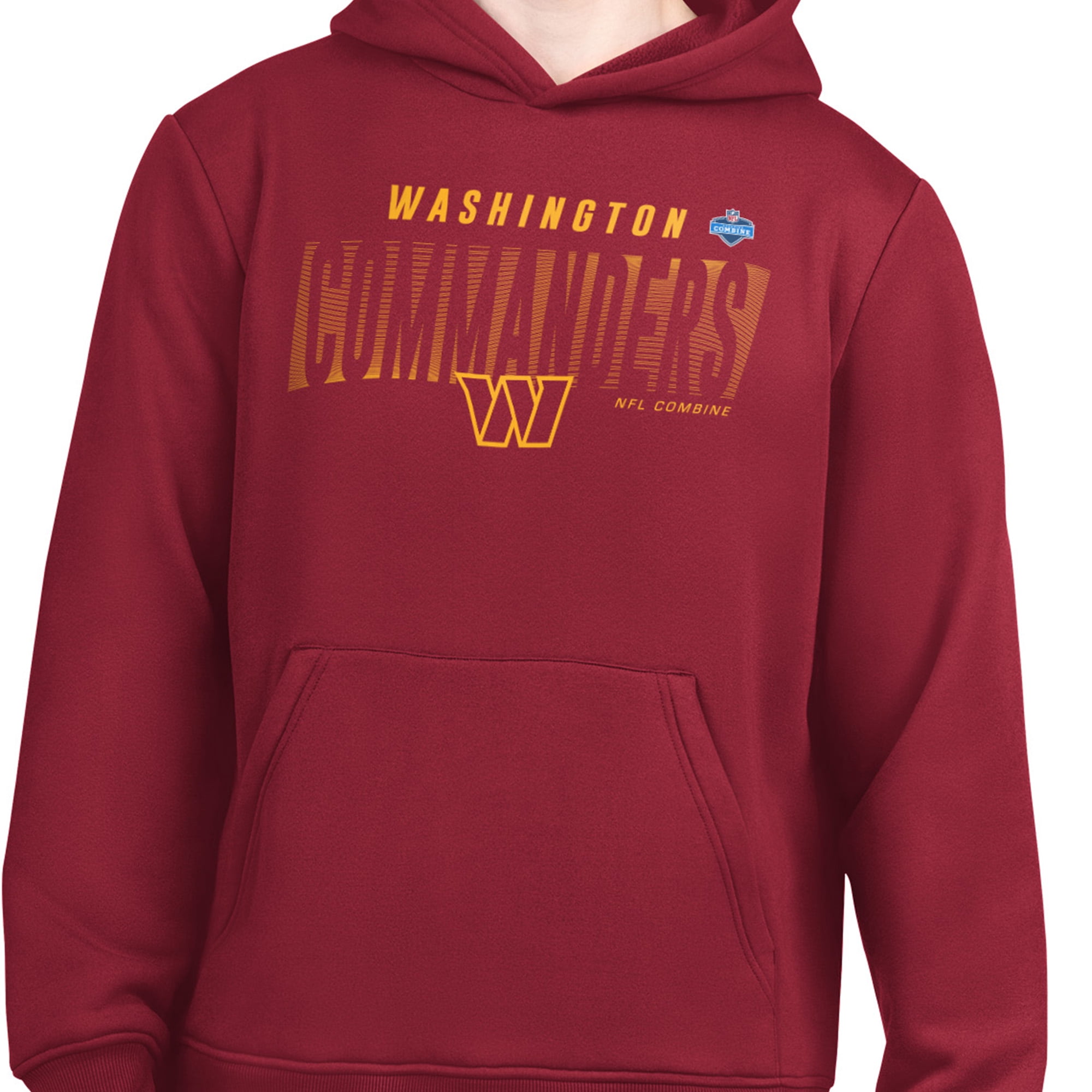 Washington Commander Men's NFL Combine Pullover Fleece Hoodie