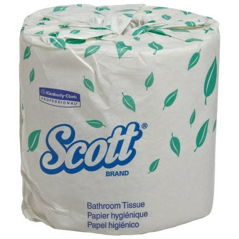Scott Bulk Toilet Paper (13607), Individually Wrapped Standard Rolls,  2-PLY, White, 20 Rolls / Convenience Case, 550 Sheets / Roll 
