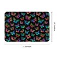 thumbnail image 3 of Fotbe Extra Durable Door Mat - Dirt Trapping Outdoor Welcome Mats - Non-Slip Outdoor Door Mats - Low Profile Front Door Mat - Indoor (16" x 24", Multicolored Butterflies ), 3 of 8