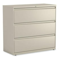 Alera Lateral File, 3 Legal/Letter/A4/A5-Size File Drawers, Putty, 42" x 18.63" x 40.25"