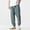 Light Blue, variant on Sweatpants For Men Casual Fashion Drawstring Elastic Waist Feet Pants Solid Color Double Pocket Elastic Strap Apered Joggers