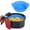 Blue, variant on Foldable Non-Stick Fryer Basket Tray for 7.1-Inch Air Fryers, Dishwasher Safe Baking Pan & Accessory