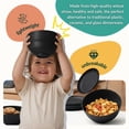 thumbnail image 5 of Homienly Plates and Bowls Sets, 40-Piece Modern Wheat Straw Dinnerware Sets for 8 Unbreakable Kitchen Dinner Set Microwave and Dishwasher Safe Dishes Set for Apartment, Party, Outdoor, RV (Black), 5 of 10