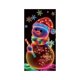 thumbnail image 2 of Cubierta de puerta navideña fluorescente con estampado de Papá Noel y árbol | Pancarta navideña luminosa para decoración de interiores y exteriores | Decoración de puerta de poliéster de 90 x 180 cm, 2 of 5