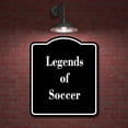 thumbnail image 2 of Legends of Soccer BLACK Aluminum Composite Sign 15''x18'', 2 of 9