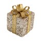 thumbnail image 5 of Adorno de caja de regalo navideña con lentejuelas, colgante en miniatura, decoración navideña para chimenea de hotel, artículos para fiestas de Lazo dorado, 5 of 8