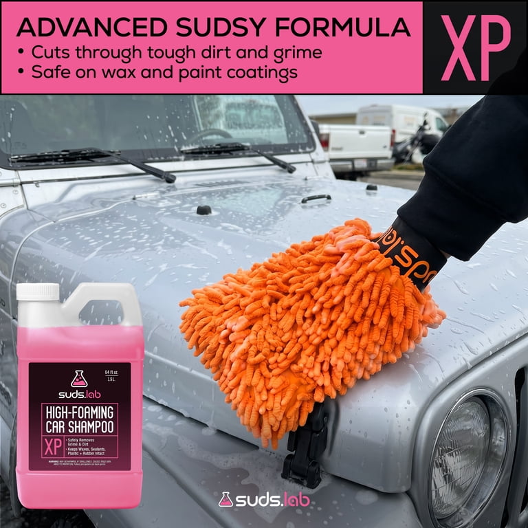 Suds Lab XP High Foaming Exterior Car Wash Shampoo, Effectively