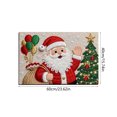 thumbnail image 3 of Woven Christmas Mat Diatom Mud Doormat for Bathroom Entrance | Absorbent Holiday Decor Rug for Indoor Entryway | Non-Slip Polyester Floor Mat for Home Kitchen Laundry Room, 3 of 6