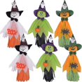 thumbnail image 1 of Accesorios Decorativos De Halloween Fantasma Colgante De Halloween, Para Patio, Césped, Jardín, Hogar, Bares, KTV, Decoraciones De Supermercados, Decoraciones De Fiestas, Etc. (6 Piezas), 1 of 5