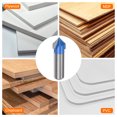 thumbnail image 5 of Router Bit 1/2" Shank 5/8" Dia 90 Degree V Type End Mill Carbide Edge Trimmer, Blue, 5 of 5