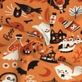 thumbnail image 6 of Kll Halloween 2 Print Women'S Sarong Coverups Short Bathing Suit Wrap Skirt Beach Wrap Swimsuit Cover Ups, 6 of 7