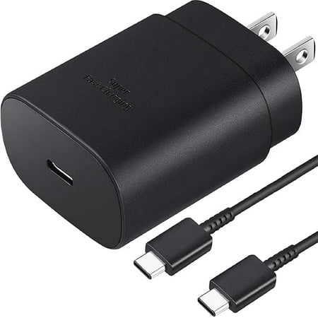 xixishop Type C Charger Fast Charging 25W USB C Charger USB Fast Charger for Galaxy S25 Ultra/S25+/S25/S24+/S24 Ultra/S23/S23+/S22/S22+/S21/S20 Note 20/10 A16 A15 A55 C55 Galaxy Tab/Z Fold/Z Flip