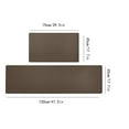 thumbnail image 3 of Kitchen Floor Mats Cushioned Anti Fatigue,45*120CM, Standing Runner Rug Waterproof, Comfort Memory Foam Padded for Front Sink Laundry, Brown, 3 of 6