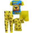 thumbnail image 1 of AME Sleepwear Pyjama Garçon Spongebob Squarepants en Coton 4 Pcs (4), 1 of 1