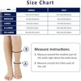 thumbnail image 2 of Dsseng Open Toe Compression Socks 20-30 mmHg Knee High Support Stockings for Men Women, 2 of 7