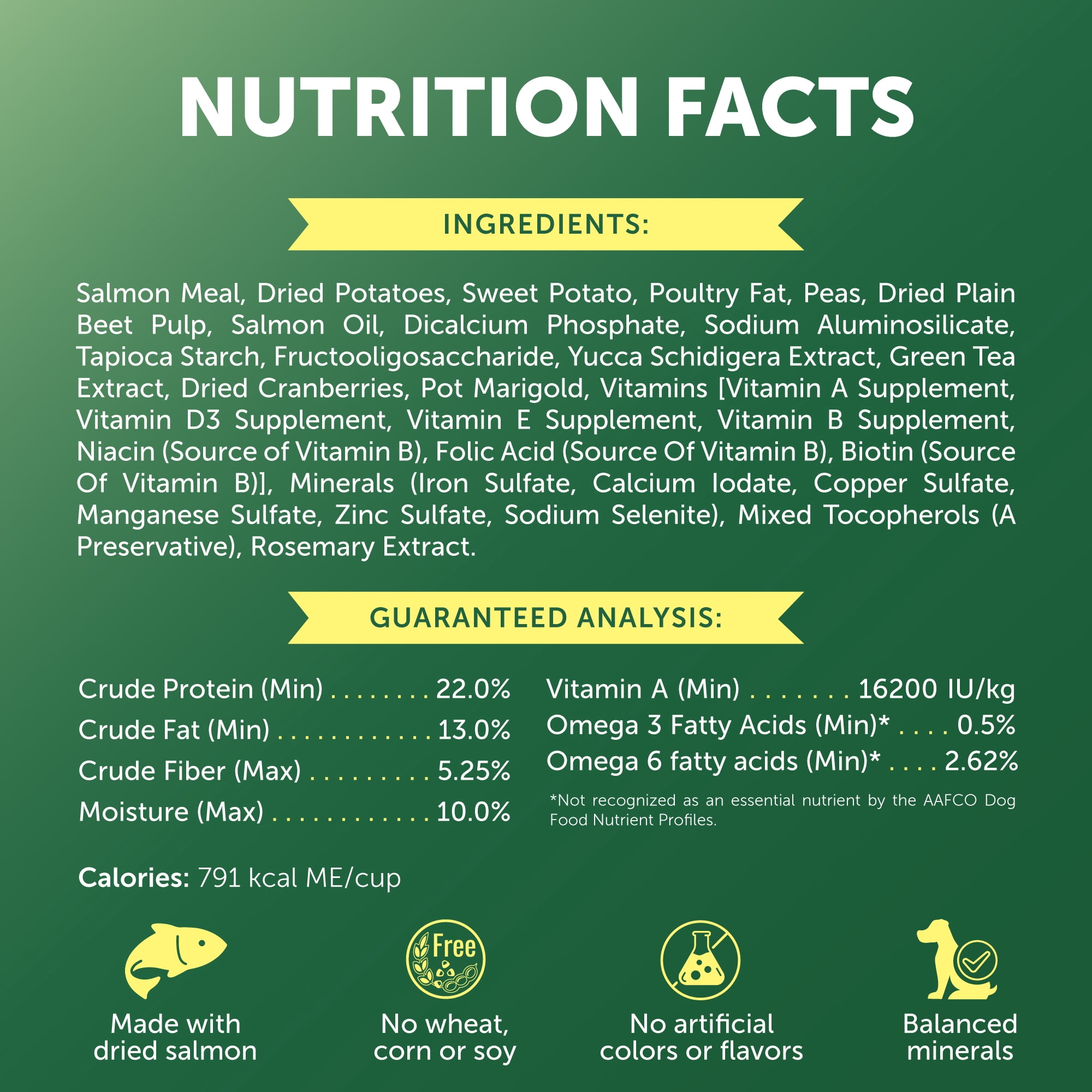 Nature's Protection Superior Care Dry Dog Food, Adult Small White Coat Dogs, Grain-Free Salmon, 3.3lb