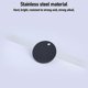 thumbnail image 3 of 10pcs Stainless Steel Blank Engraved Dog Tags Pet Dog Puppy Round Id Tag Pendant (black 3.5cm), 3 of 4