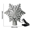 thumbnail image 2 of AYktou Christmas Decorations,Led Lights,Christmas Lights,Fairy Lights,Christmas Tree Lights Tree Top Snowflake LED Projection Lamp Christmas Tree Projection Light Projection Lamp, 2 of 2