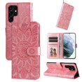 thumbnail image 1 of Funda tipo cartera GANGXUN para Samsung Galaxy S22 Ultra , diseño girasol, cuero PU, soporte, cierre magnético, tarjetero, 1 of 5