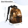 thumbnail image 2 of Balery Adorable Calf Butterflies Champagne Mochila para Mujeres y Hombres, Mochila Ligera Casual para Viajes, Mochila Clásica Básica para la Universidad, 2 of 6
