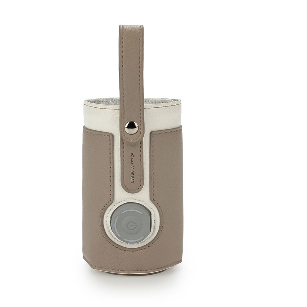 LeeQinersw Smart Baby Bottle Warmer 3 Temperature Thermostat Constant Heating USB Baby Bottle Cooler Milk Warmer for Walk Home Shopping Infant Newborn coffee