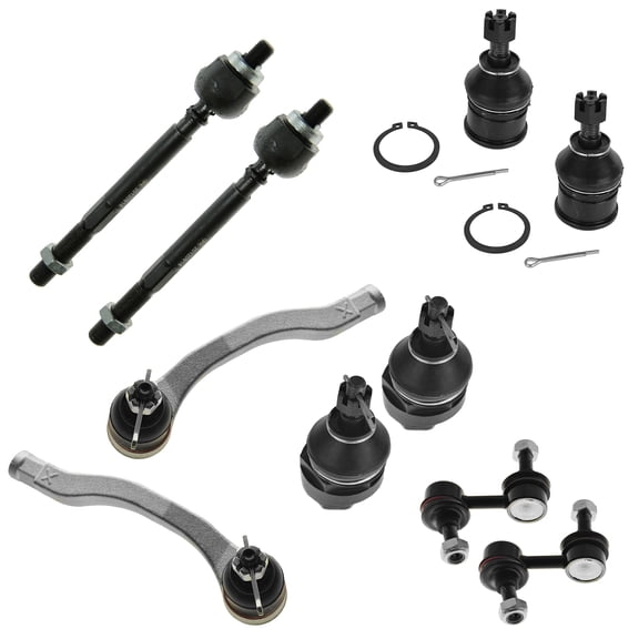 TRQ 10 pc Steering & Suspension Kit Ball Joints Tie Rods Sway Bar End Links New PSA59258 Fits select: 1997-2001 HONDA CR-V