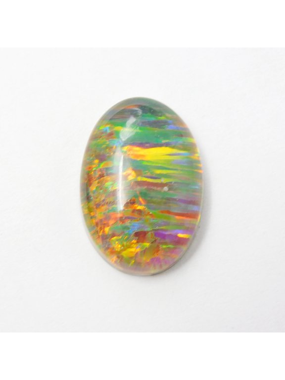 Boulder Opal Oval Cut 16.00 Ct Fire Natural Ring Size CERTIFIED Loose Gemstone