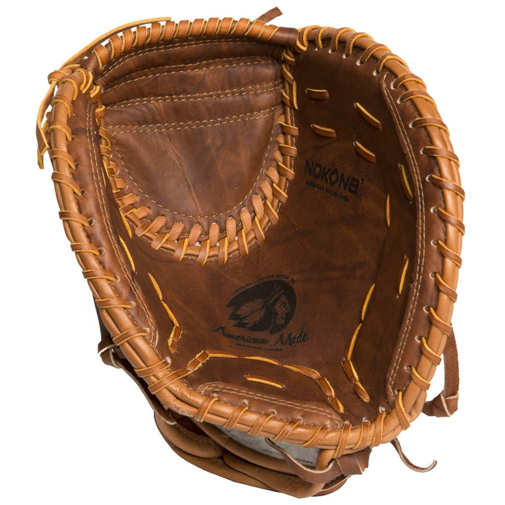 Nokona 32.5" Classic Walnut Series Fastpitch Softball Catchers Mitt, Right Hand Throw Walmart