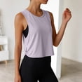 thumbnail image 6 of enyan Womens Tops Summer Women's Double Lined Basic Tank Top Adjustable Spaghetti Straps Sleeveless Camisole Shirts,Light Purple,XL, 6 of 7